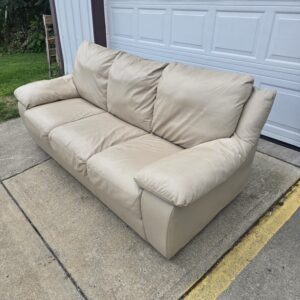 Leather Tan Couch